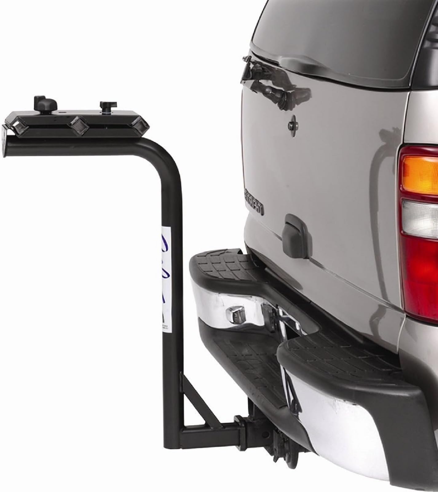 Surco BR125 3-Bike Rack with integrated lock in black, securing up to three bikes