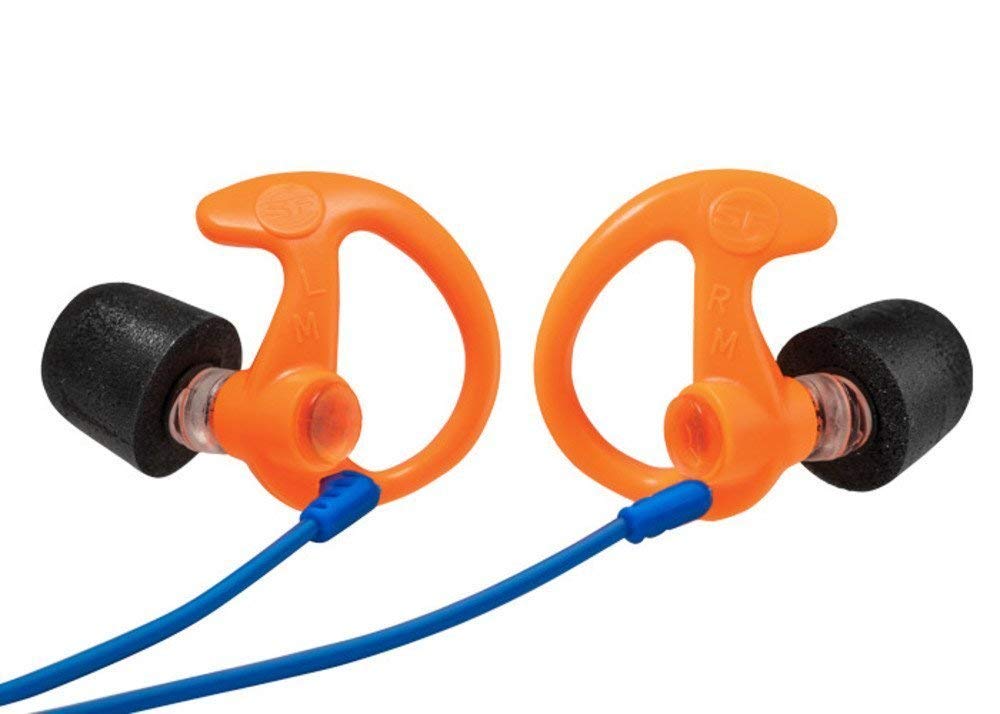 SureFire EP10 orange earplugs provide high-noise protection for industrial settings.