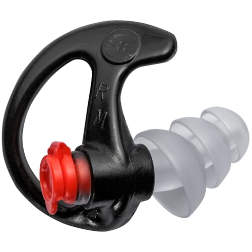 EarLock retention rings secure the earplugs with seven-point contact for a repeatable fit.