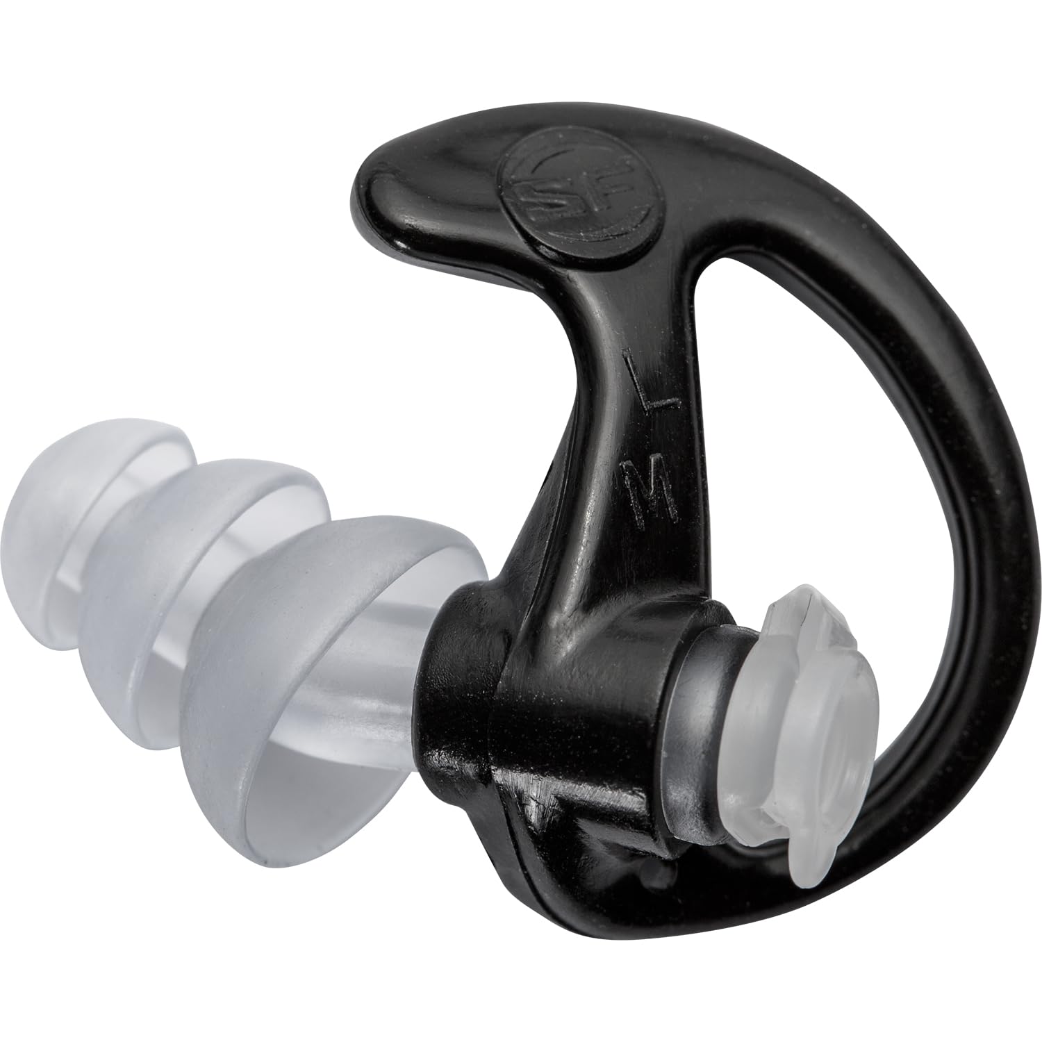 Low-profile shape stays in place under helmets and masks for continuous use.