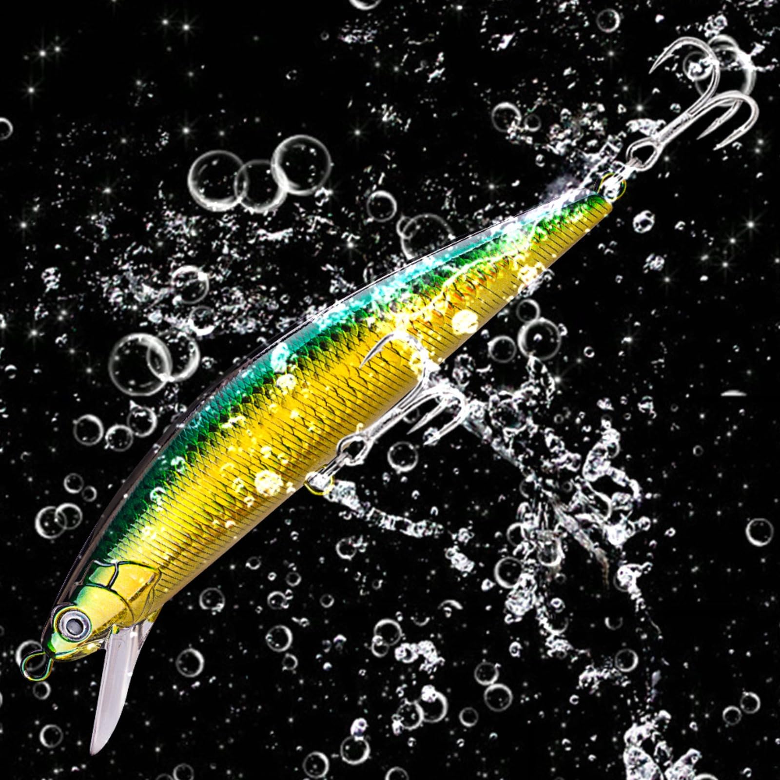 Surf Fishing Lure diving lip enables depth control across layers