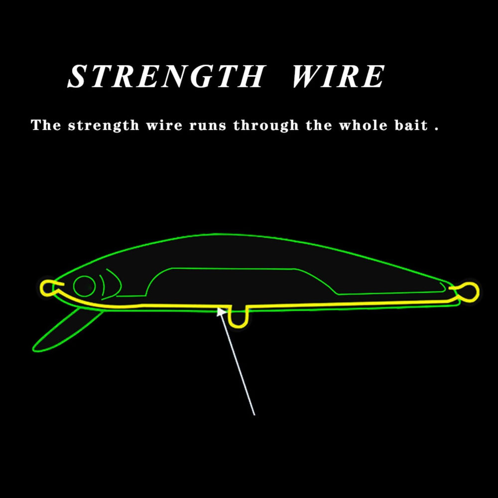 Surf Fishing Lure shows pearl pink belly for enhanced shallow water visibility
