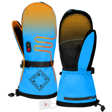 SURGOAL heated gloves for men outer view showing wind-blocking silhouette for winter use