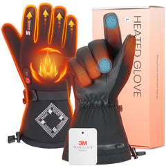 SURGOAL heated gloves front-view showcase compact warmth for winter activities
