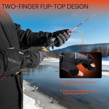 SURGOAL heated gloves interior fleece lining for comfort in cold weather
