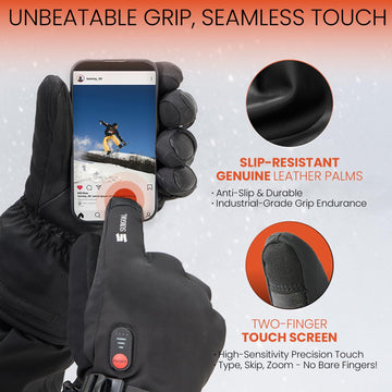 SURGOAL gloves feature plush fleece lining for skin-friendly insulation.