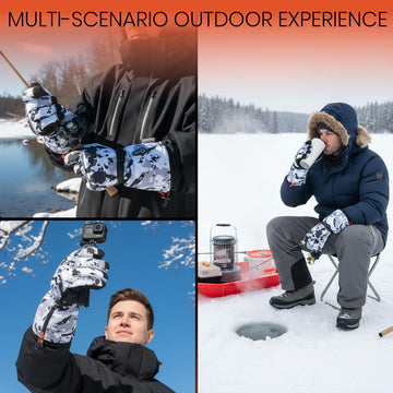 SURGOAL heated gloves offer 3-level temperature control for cold-weather comfort.