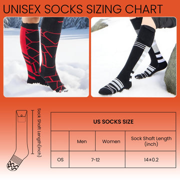 SURGOAL heated socks care machine washable design for easy maintenance