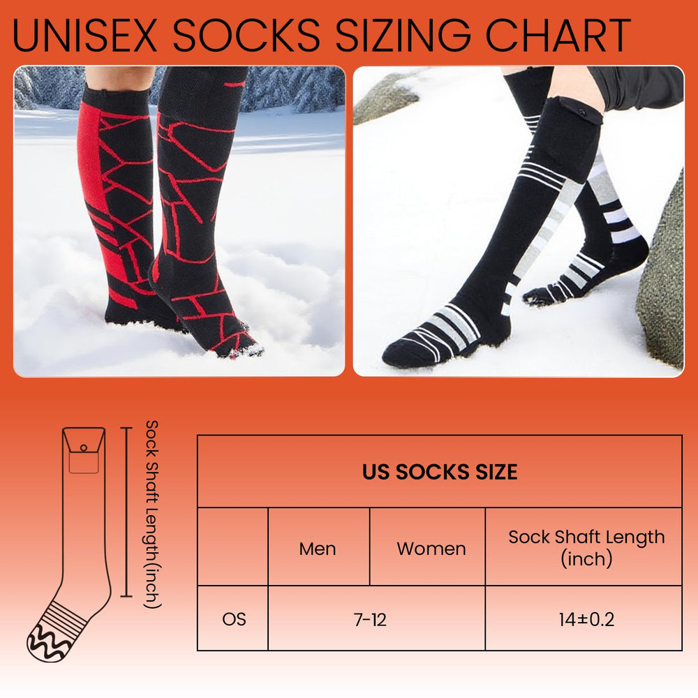 SURGOAL heated socks care machine washable design for easy maintenance