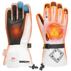 SURGOAL Leather Heated Gloves highlight palm-warmth distribution for all-day winter comfort.