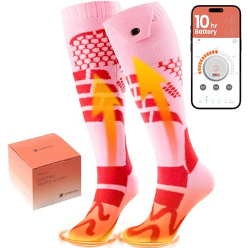 SURGOAL Merino heated socks forefoot heating for all-day warmth during cold hikes