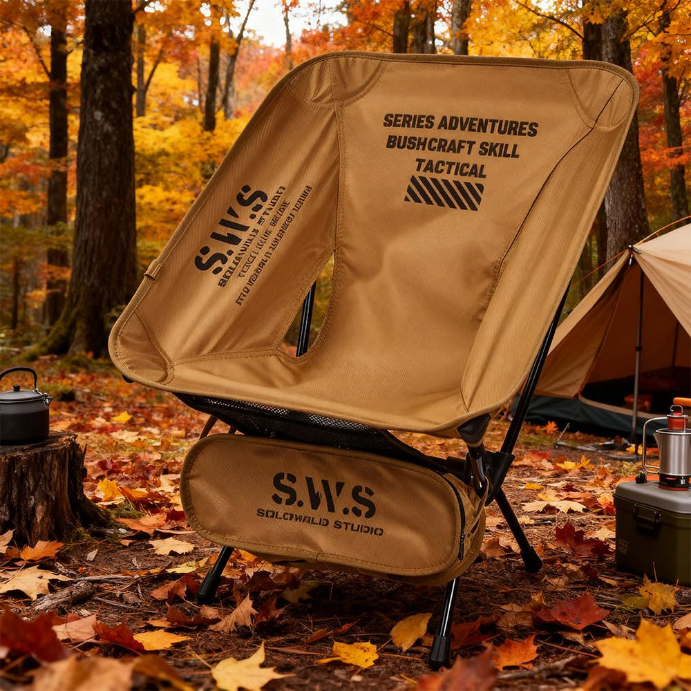 SURSONXW camping chair aluminum-frame offers quick setup on any terrain