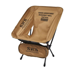 SURSONXW camping chair folded-pack ready for ultralight backpacking