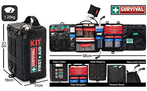 SURVIVAL compact dimensions fit under seats or in trunks