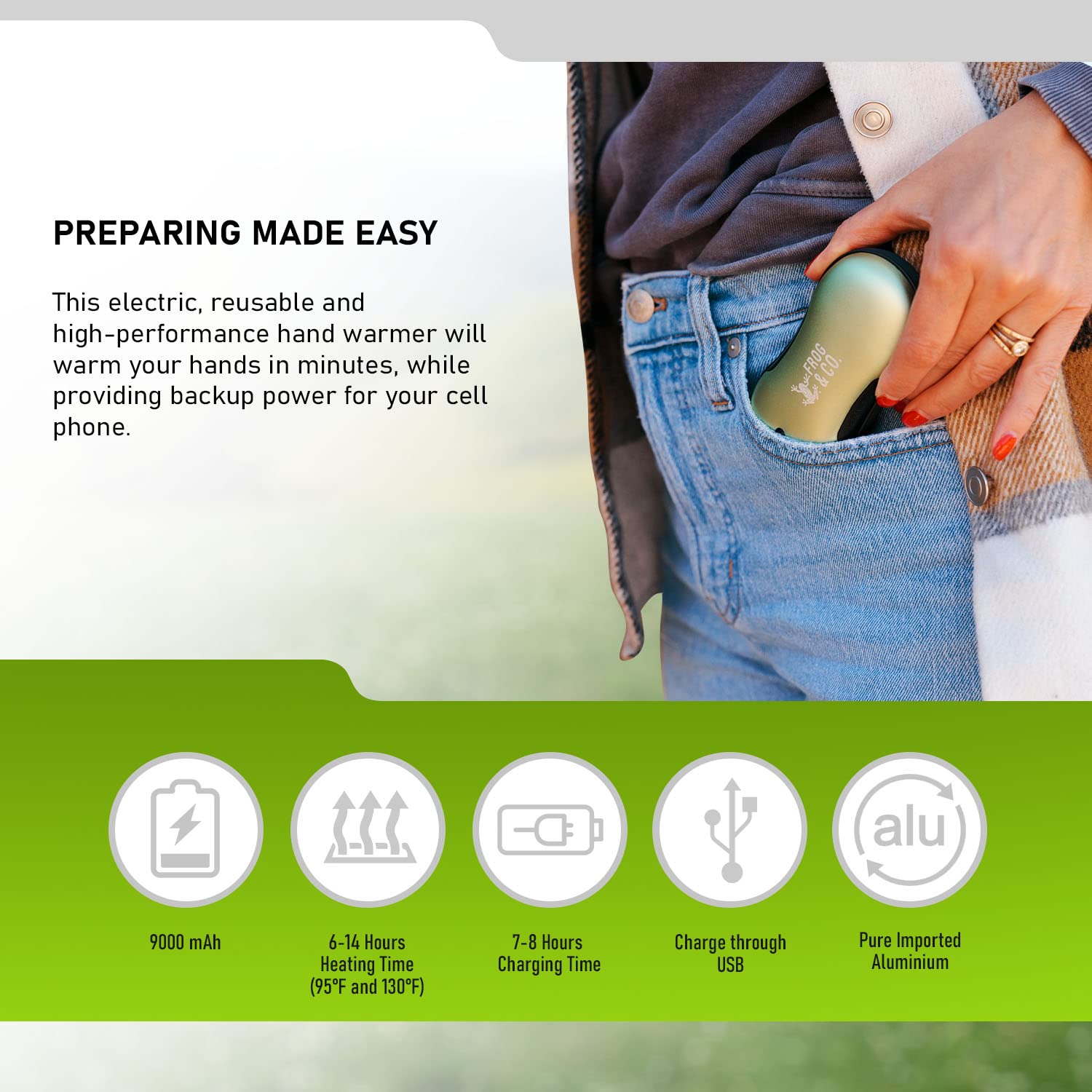Survival Frog QuickHeat PRO all-in-the-box includes essentials.