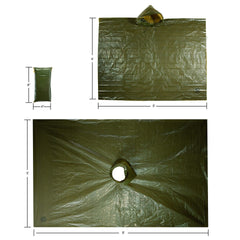 Survival General poncho 5ft 4in wearable for rain and light shelter