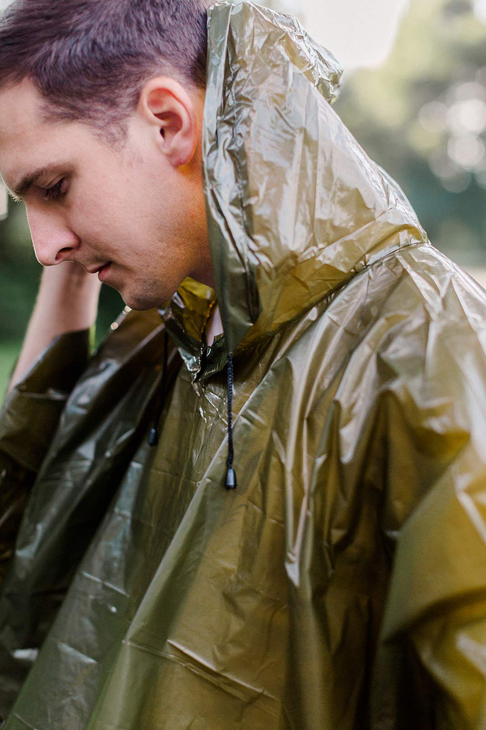 Survival General poncho pouch 8x4x1 for easy storage and carry