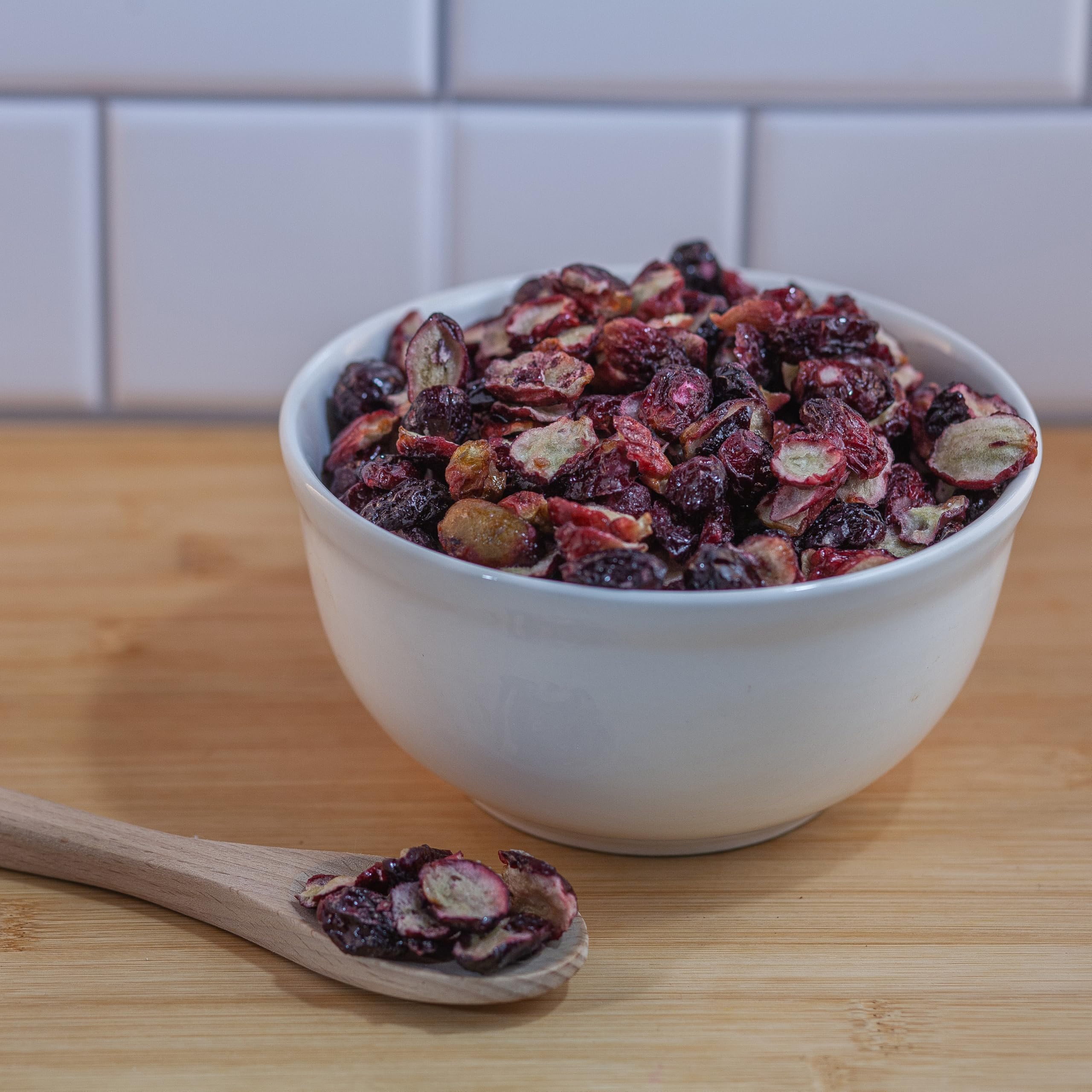 Grape halves in a bowl ready to eat