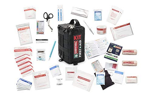 SURVIVAL kit strong zippers keep contents secure during travel