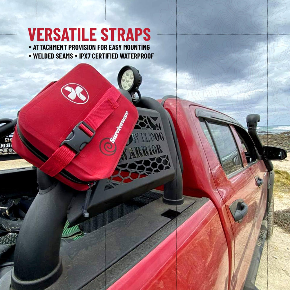 Surviveware adventurer-designed kit emphasizes practical, peace-of-mind readiness.