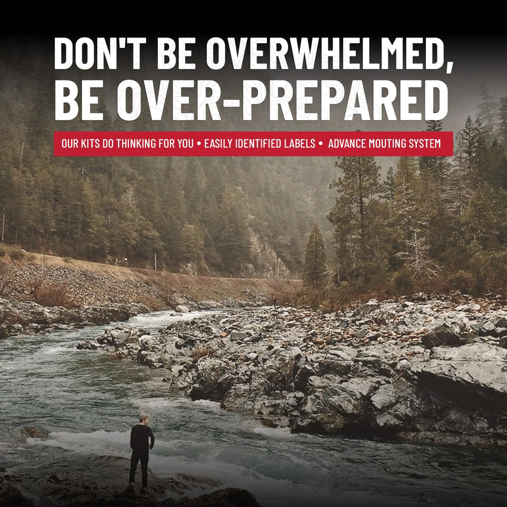 Surviveware adventurer-designed first aid kit for peace of mind on trips