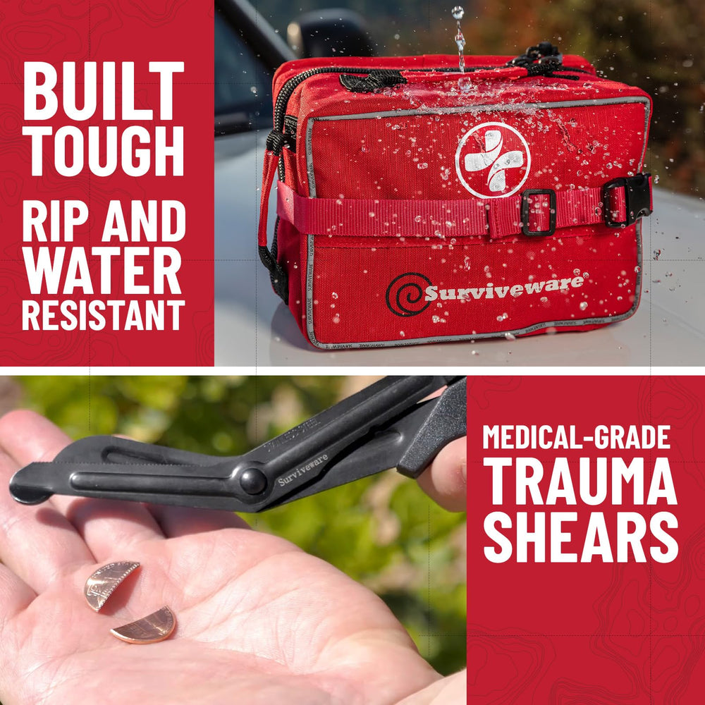 Surviveware D-rings enable attachment to vehicle or gear