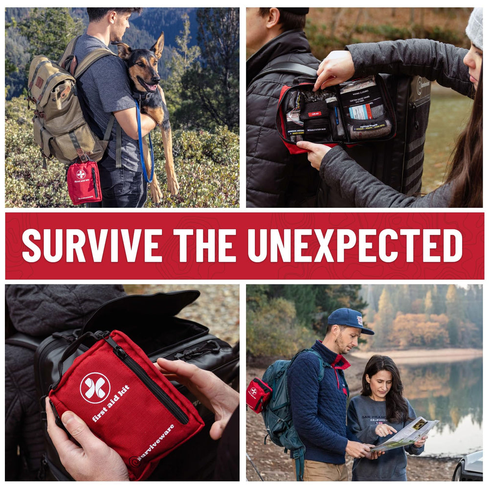 Surviveware removable MOLLE straps enable versatile vehicle or pack mounting