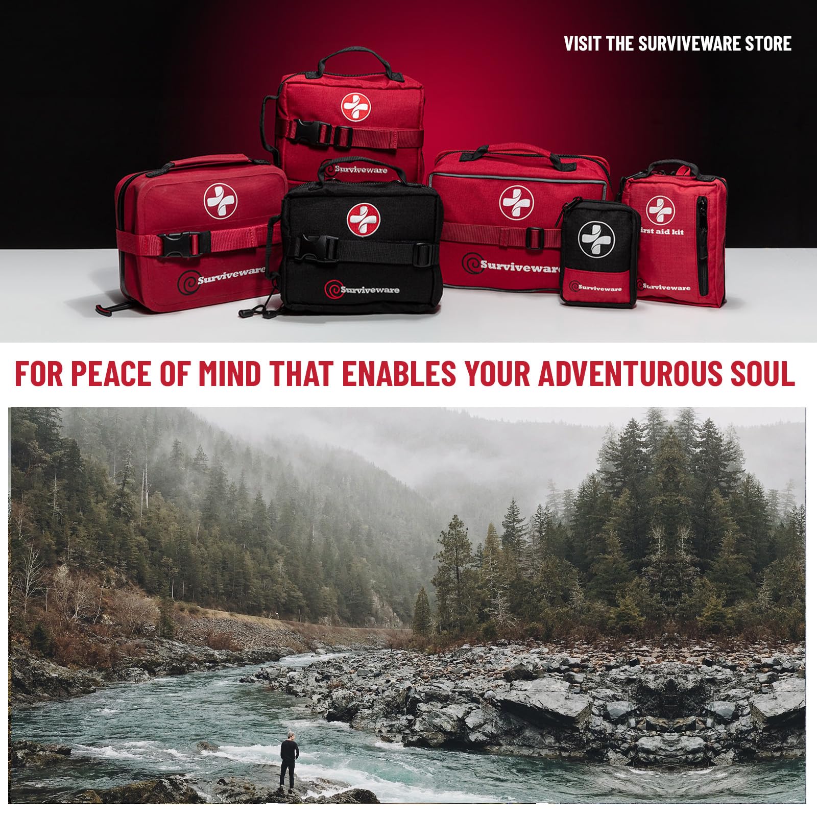 Surviveware 98-pcs kit with FSA/HSA eligibility for purchases
