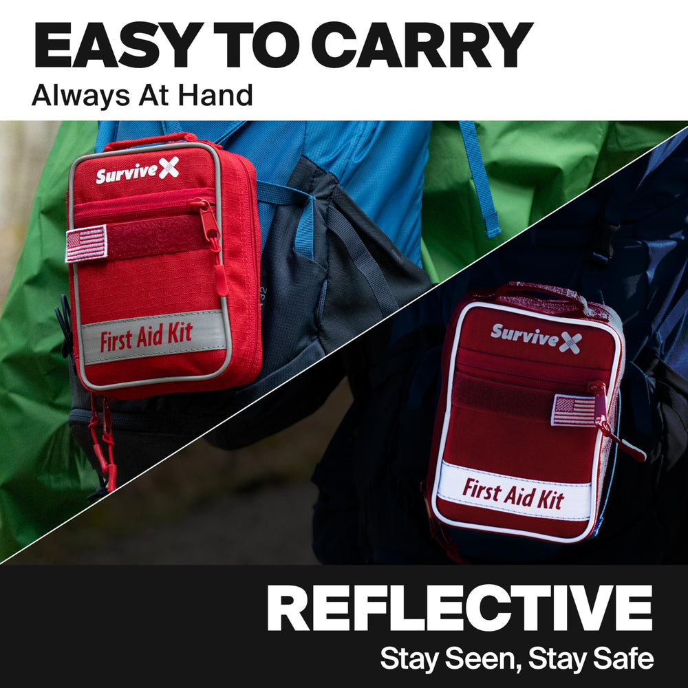 SurviveX small first aid kit HSA eligible label for budgeting