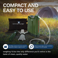 Survivor Filter PRO X 500ml-per-minute flow delivers rapid water