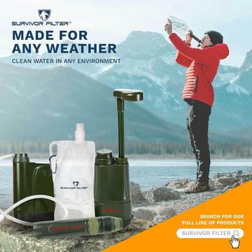 Survivor Filter PRO X lightweight design enhances portability
