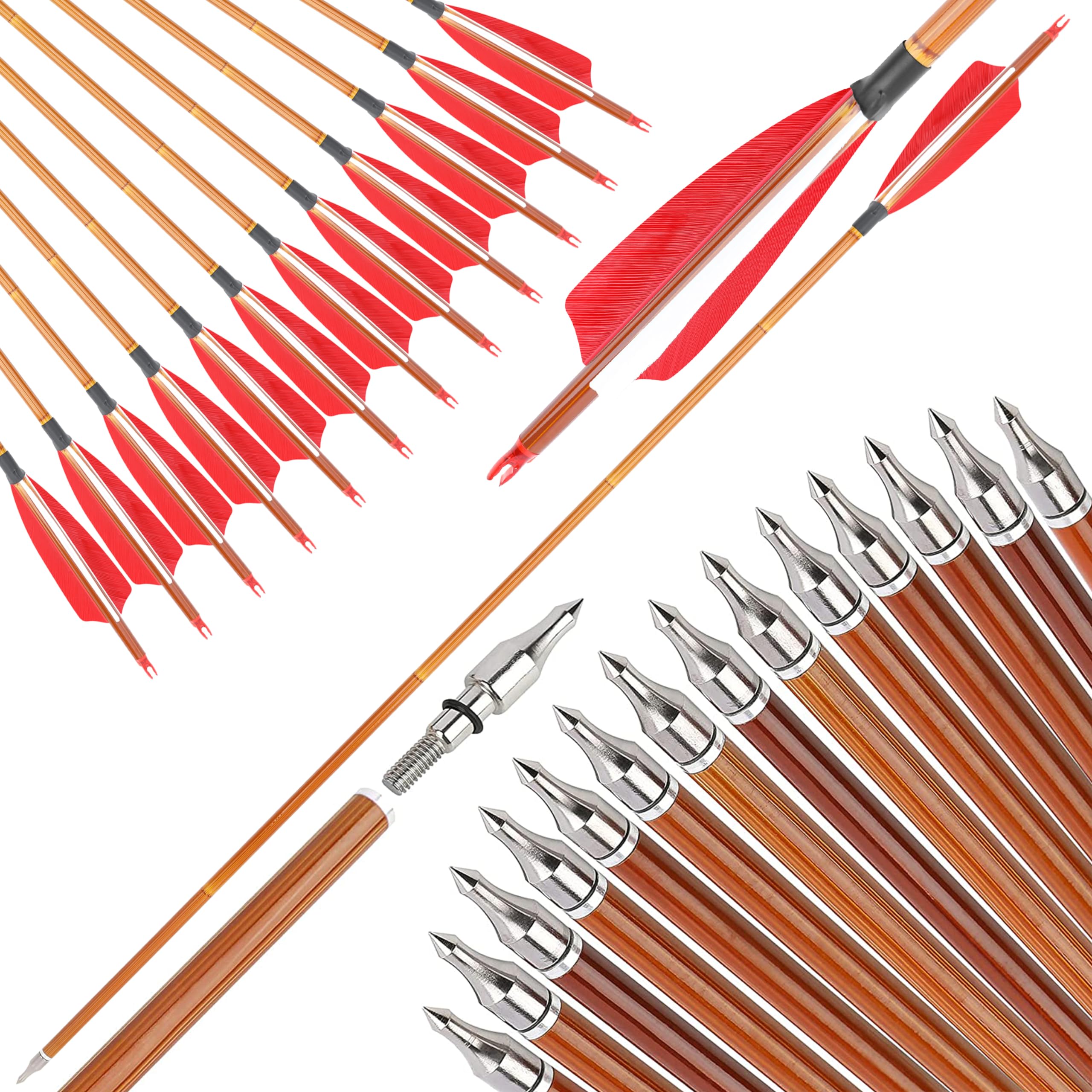 Surwolf carbon fiber arrows are lighter and more durable for practice and hunting prep.