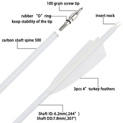 surwolf removable 100 grain steel points ensure tip fit and accuracy