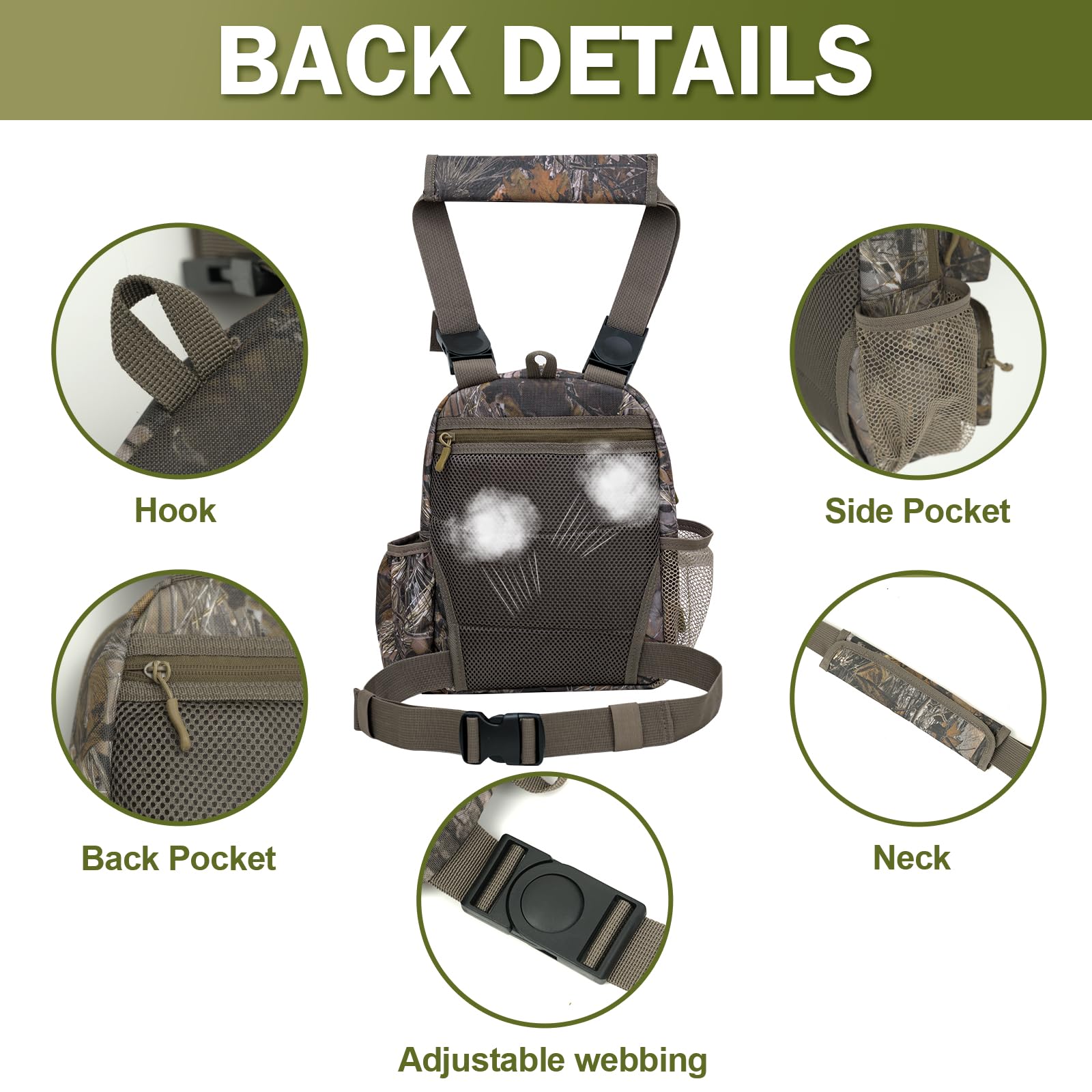 SUSIHOOH 6-pocket organization demonstrates neat gear separation and quick access.