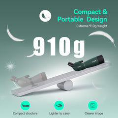 SVBONY SV28 waterproof and fogproof body maintains clarity in changing conditions.