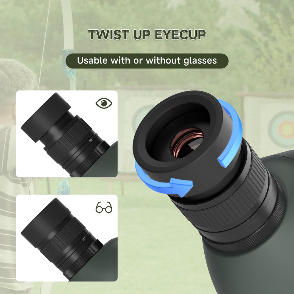 SVBONY SV28 universal tripod interface supports standard 1/4-inch threads for versatile setup.