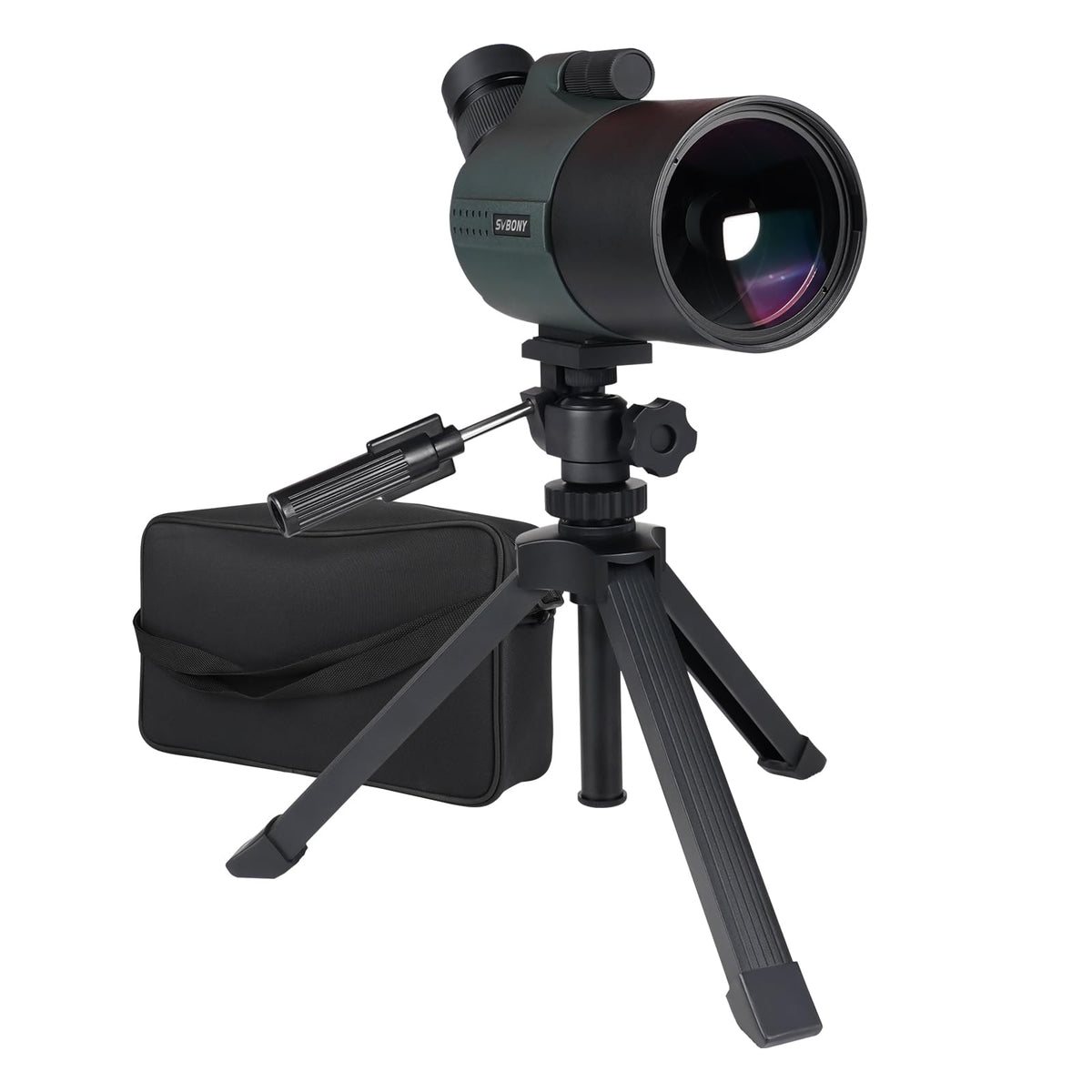 SVBONY SV41Pro 80mm Mak spotting scope overview shows compact design for travel