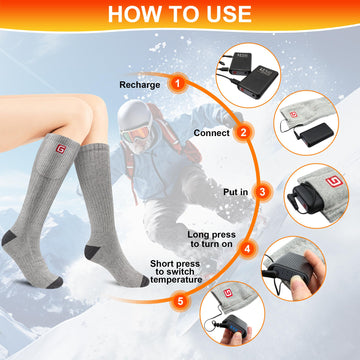 SVPRO heated socks quick warmth feature in under a minute