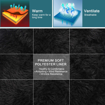 SVPRO heated beanie fleece fabric closeup showcases soft insulation and quick-dry comfort