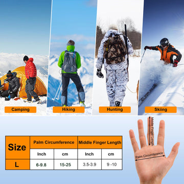 SVPRO heated gloves with 5000mAh battery pack for long warmth