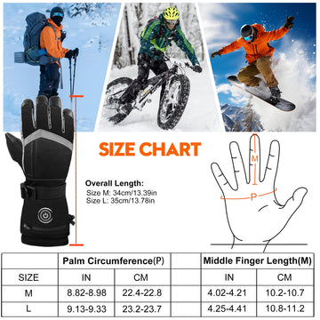 SVPRO heated gloves soft inner lining adds cozy comfort