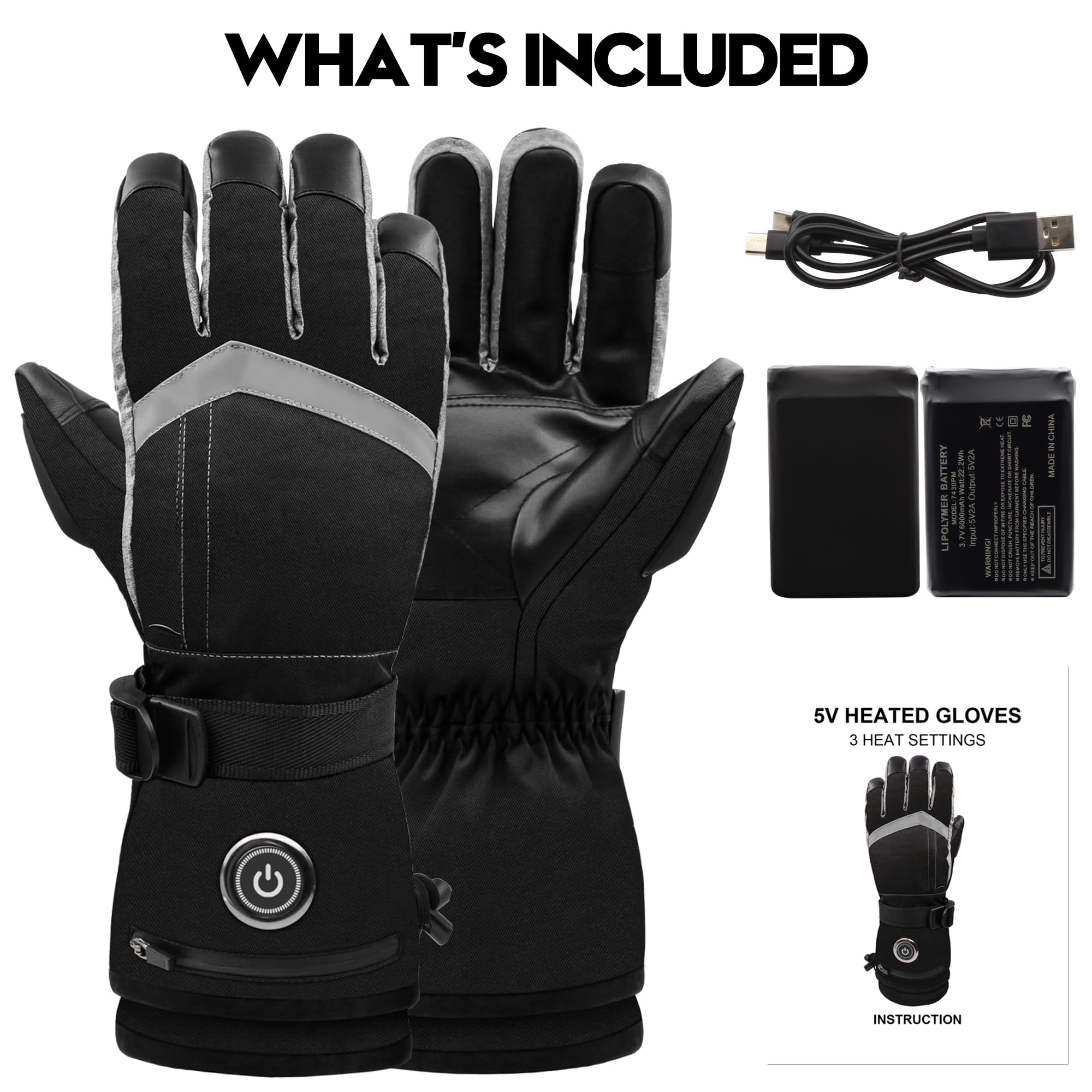 SVPRO heated gloves in a winter gear bundle for outdoor enthusiasts