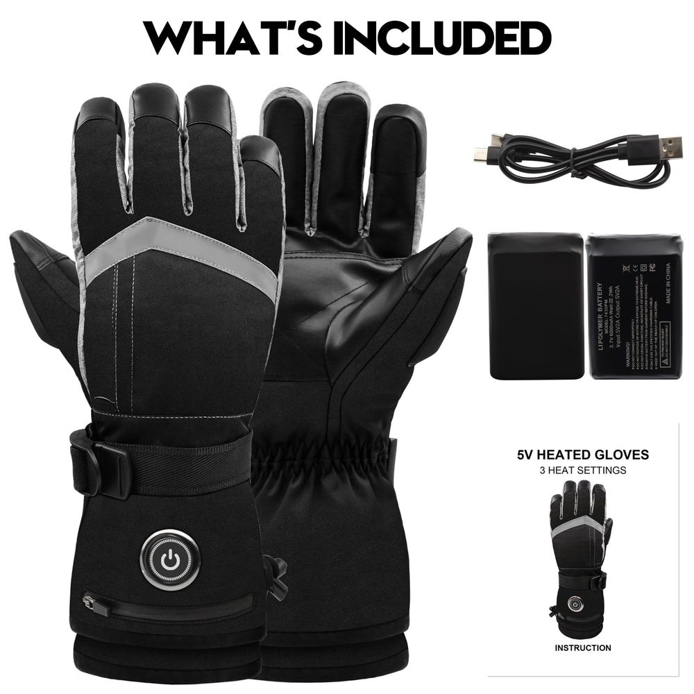 SVPRO heated gloves in a winter gear bundle for outdoor enthusiasts