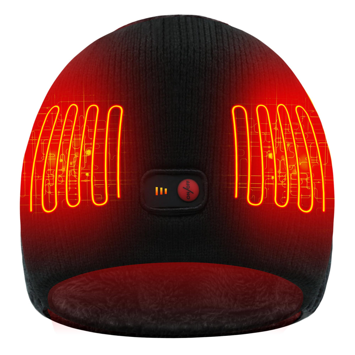 SVPRO heated hat with battery included for extended outdoor warmth.