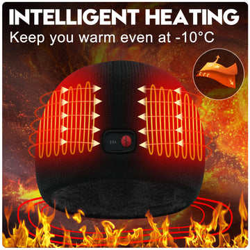 SVPRO heated hat package contents include battery and USB charger.