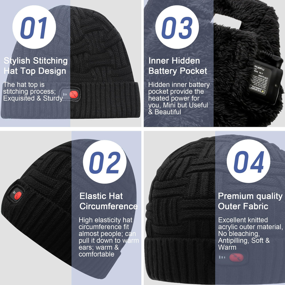 SVPRO heated hat unisex fit suitable for men and women