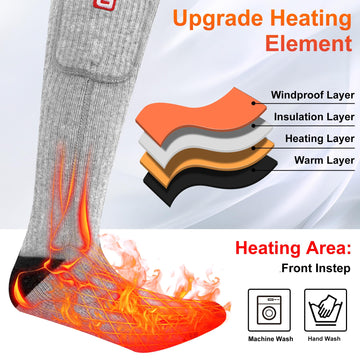 SVPRO heated socks in use during hunting for reliable warmth