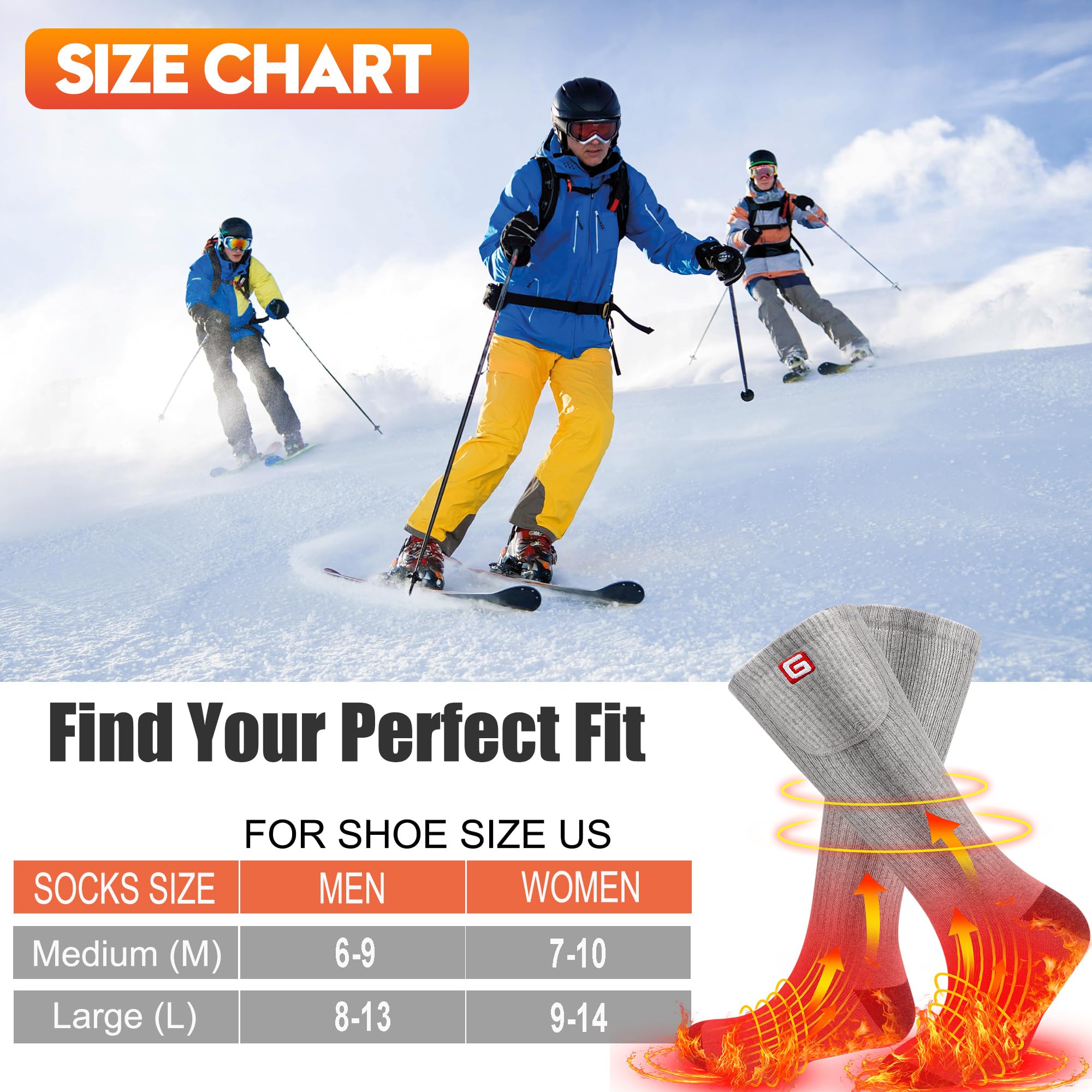 SVPRO socks worn on feet illustrating steady warmth at the instep