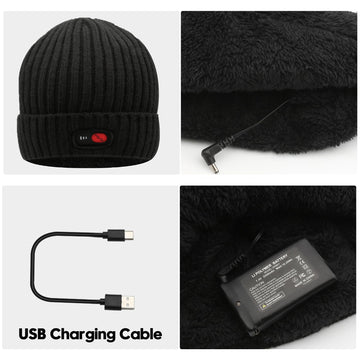 SVPRO unisex heated beanie gift-ready fit suits men and women.