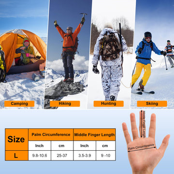 SVPRO USB heated gloves adjustable wristband for secure fit
